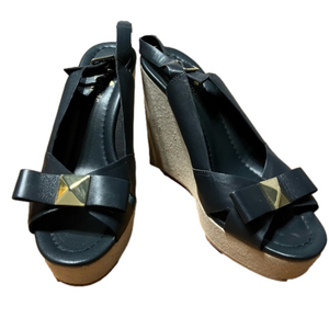 Kate Spade ♠️ Diana Leather Wedge Size 7.5
